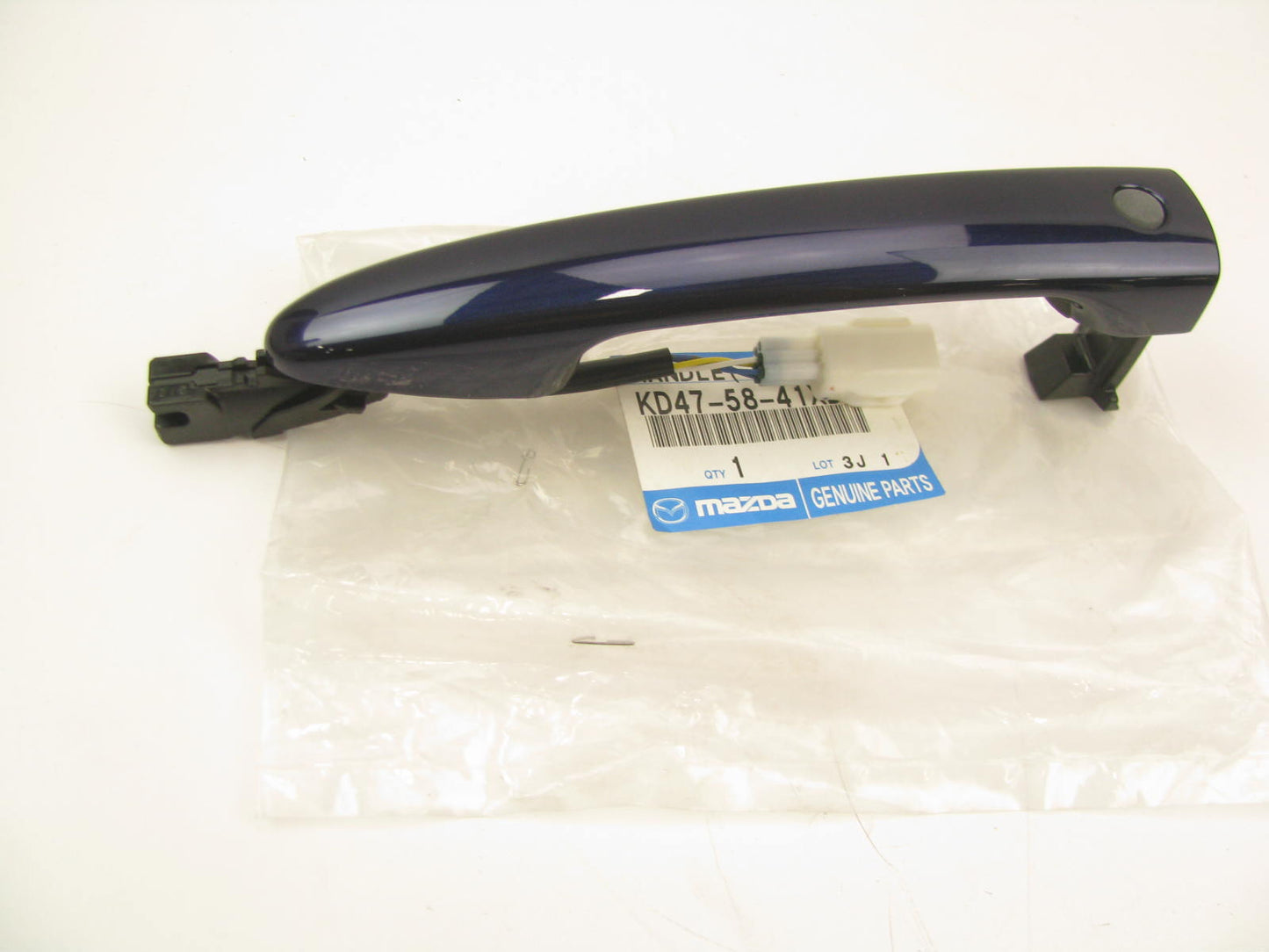 NEW - OEM Stormy Blue Front Right Outside Door Handle 2014-2016 Mazda 6
