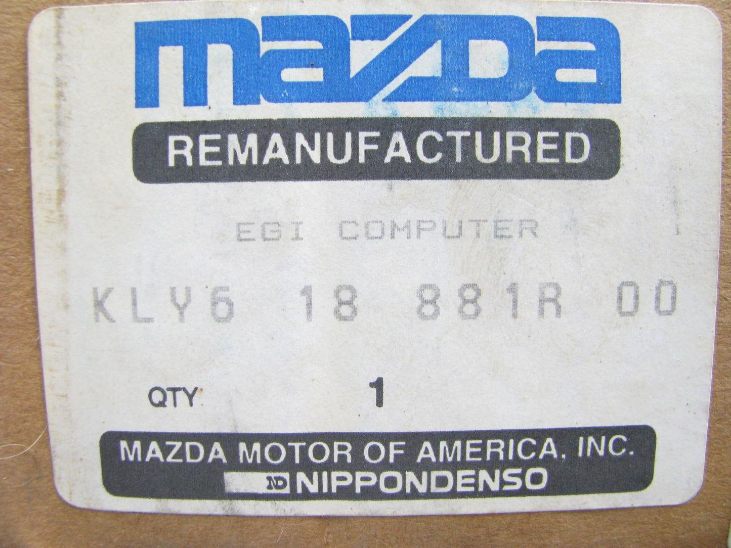 REMANUFACTURED OEM Mazda KLY618881R00 Engine Computer 1997-1998 Millenia 2.5L V6