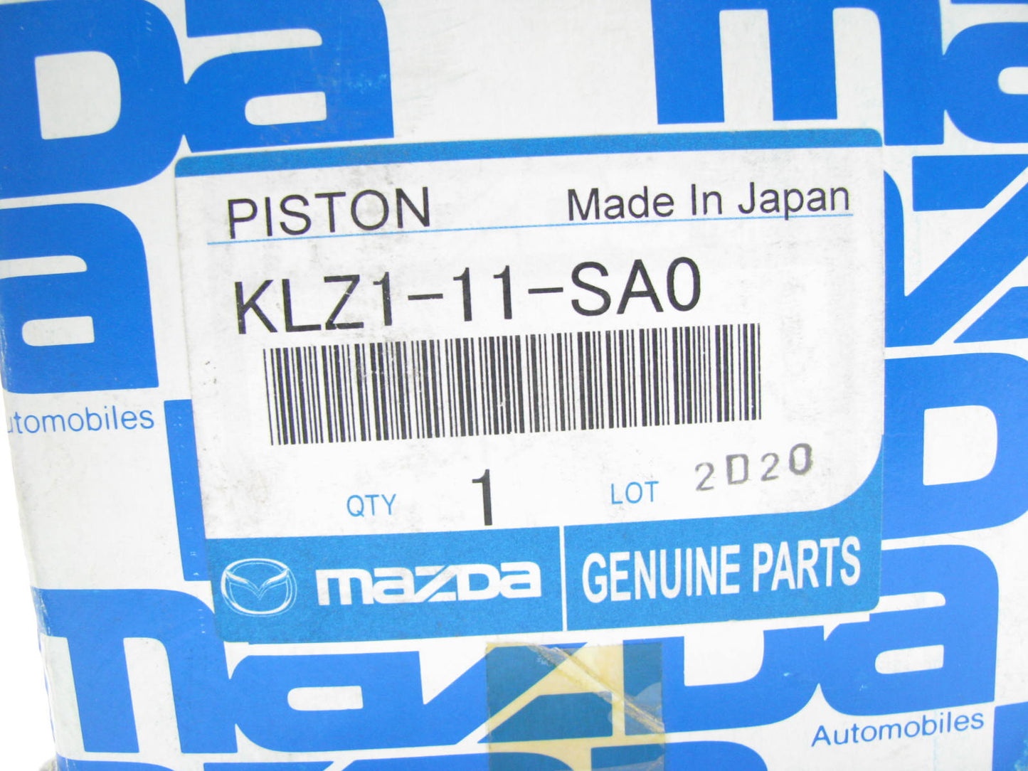 NEW - OEM KLZ111SA0 STANDARD SIZE Engine Piston For 1995-2002 Mazda 2.5L V6