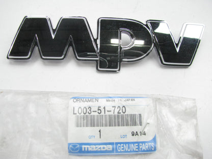NEW - OEM Mazda L003-51-720 Lift Gate ''MPV'' Badge Nameplate 1992-1998 MPV
