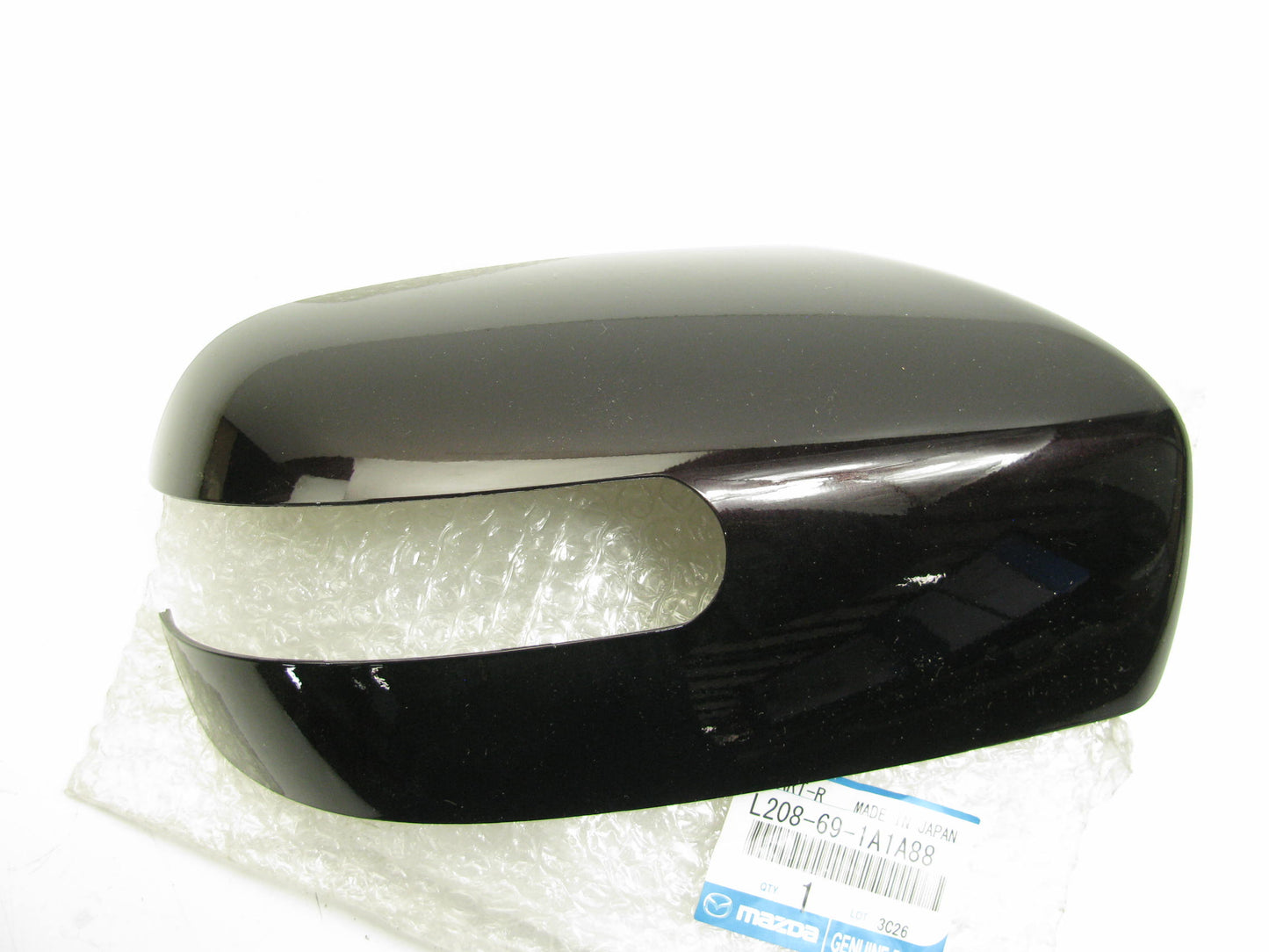 NEW L208691A1A88 Black Right Mirror Cover Housing Cap OEM For Mazda L208691A1A88