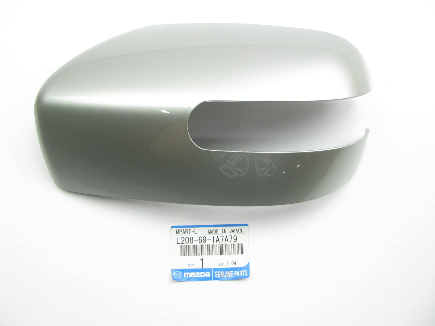 NEW GENUINE Left Mirror Cover Cap Silver OEM 2008-2009 Mazda CX-7 L208691A7A79