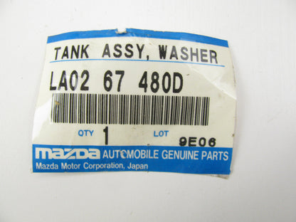 OEM Mazda LA0267480D Extra Capacity Windshield Washer Tank W/ Pump 1989-1995 MPV