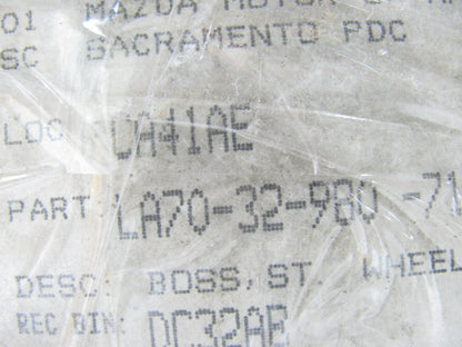 NOS GENUINE OEM Mazda LA70-32-980-71 Tan Steering Wheel For 1989-1993 MPV