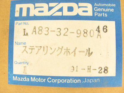 NEW - OEM LA83-32-980A-46 Steering Wheel 1994 Mazda MPV