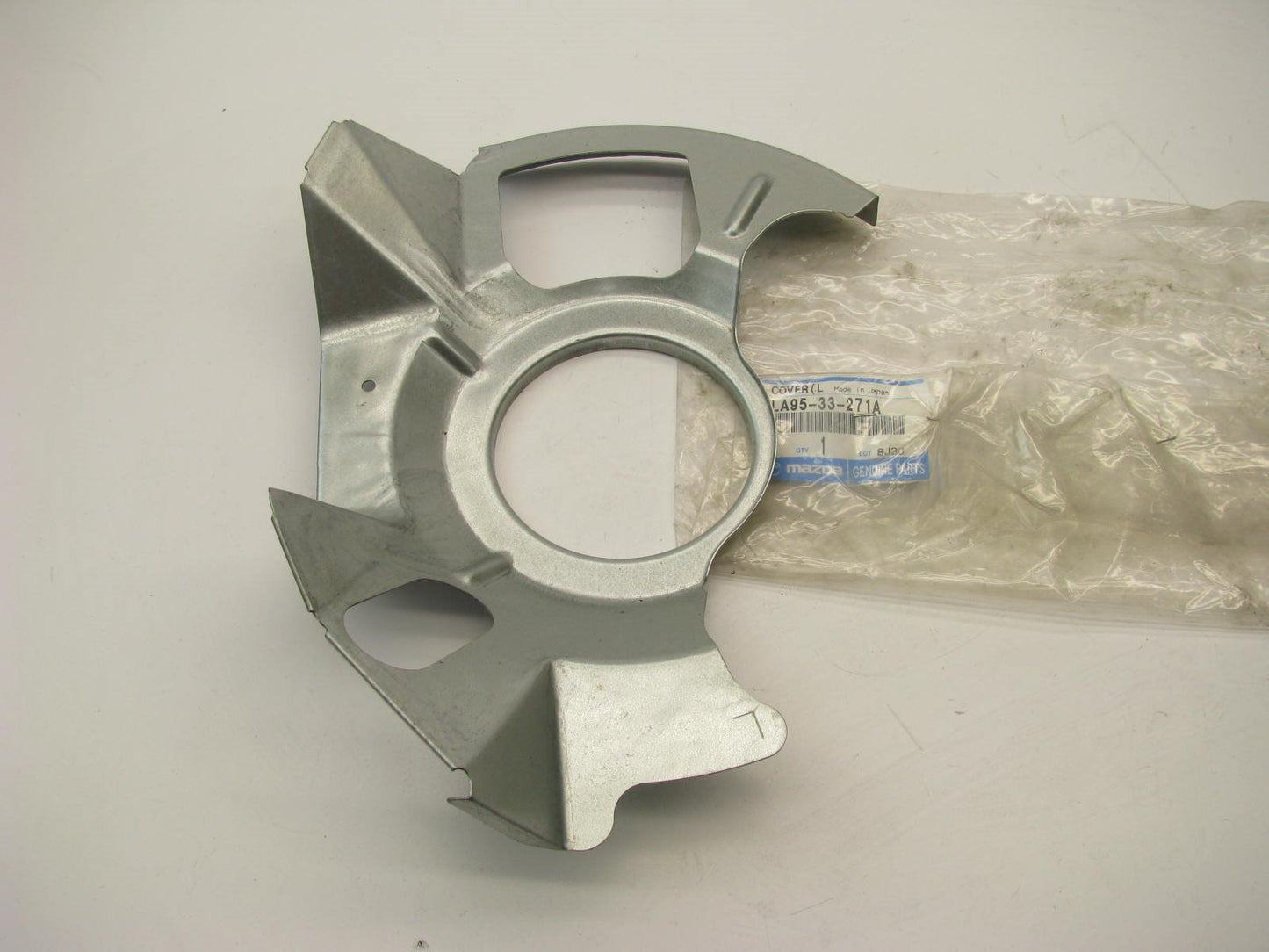 Mazda LA95-33-271A Front Left Wheel Axle Brake Dust Cover - 1993-1998 MPV 4WD