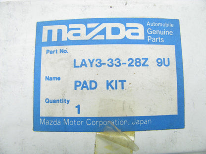 NEW GENUINE OEM 92-93 Mazda MPV LAY3-33-28Z 9U Front Disc Brake Pads RWD