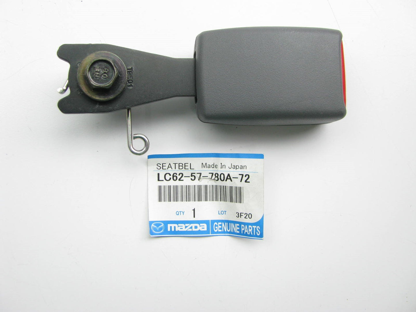 NEW - OEM Rear Left Second Row Seat Belt Gray 2005-2006 Mazda MPV LC6257780A72