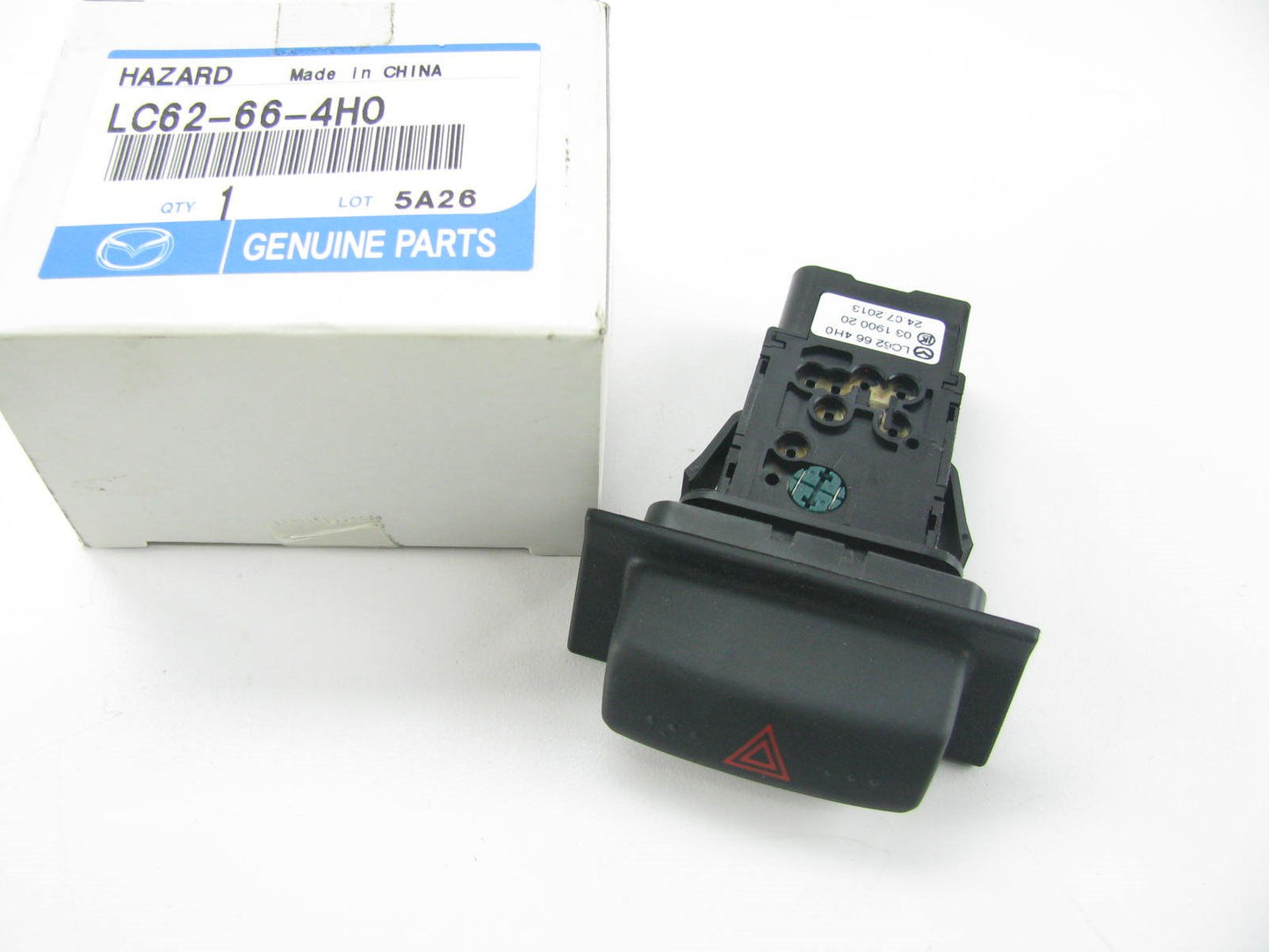 New Genuine Hazard Warning Switch OEM For 2000-2002 Mazda MPV LC62664H0