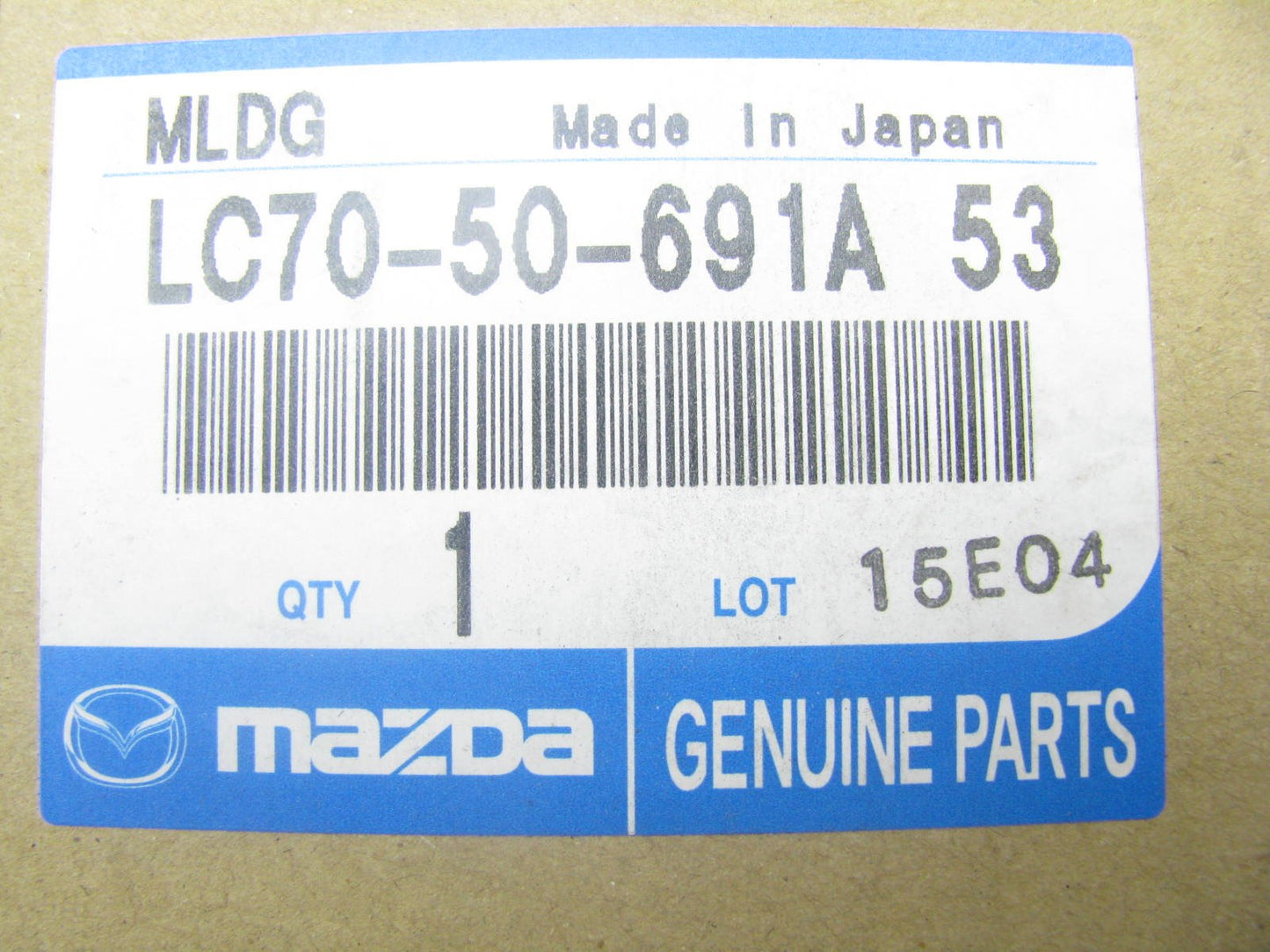 NEW - OEM Rear Left Side Door Waist Line Moulding Glacier Blue 2002-03 Mazda MPV