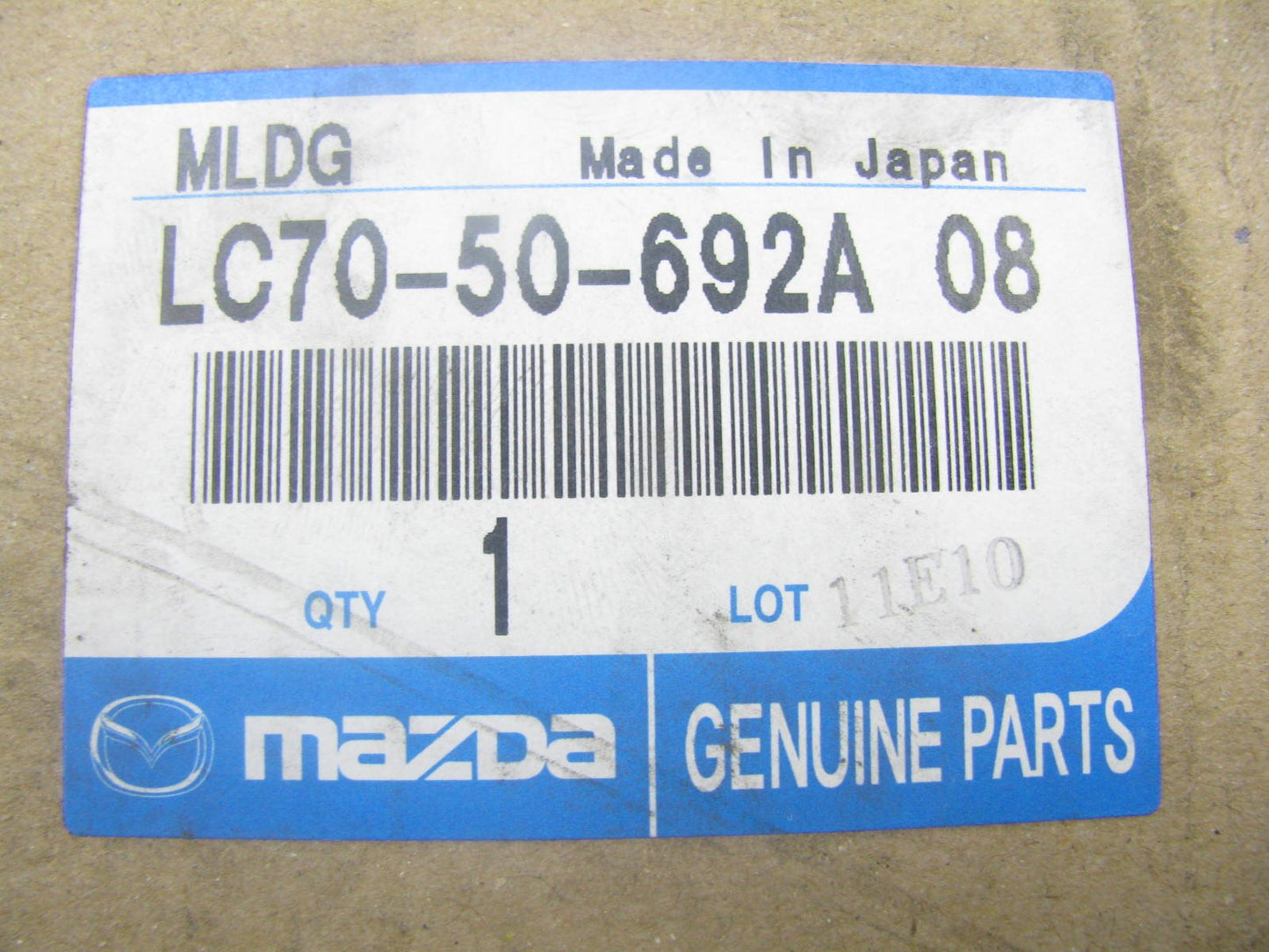 NEW - OEM Rear Left Side Door Waist Line Moulding Black For 2001-03 Mazda MPV