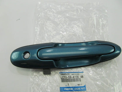NEW - OEM Mazda LC7059410E48 Front Left Outer Door Handle For 2000-01 MPV GREEN