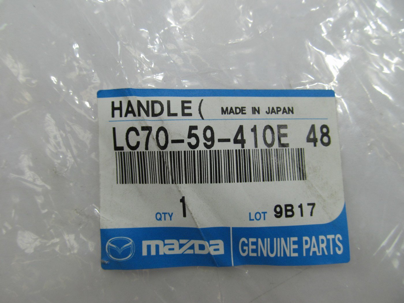 NEW - OEM Mazda LC7059410E48 Front Left Outer Door Handle For 2000-01 MPV GREEN