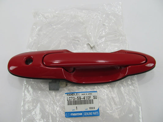 NEW - OEM LC7059410FSU Front Left Outer Door Handle 00-01 Mazda MPV CLASSIC RED