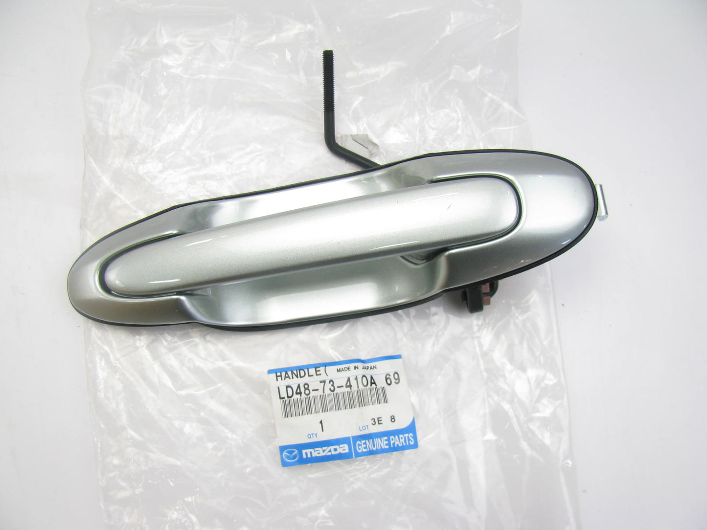 NEW GENUINE REAR LEFT OUTER Door Handle OEM 02-03 Mazda MPV - Cerrion Silver