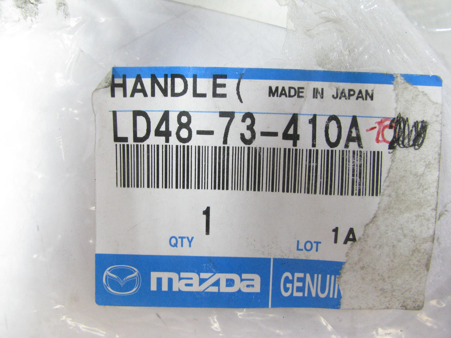 NEW - OEM Mazda LD4873410A-28 Left Sliding Door Handle 2002-2003 MPV