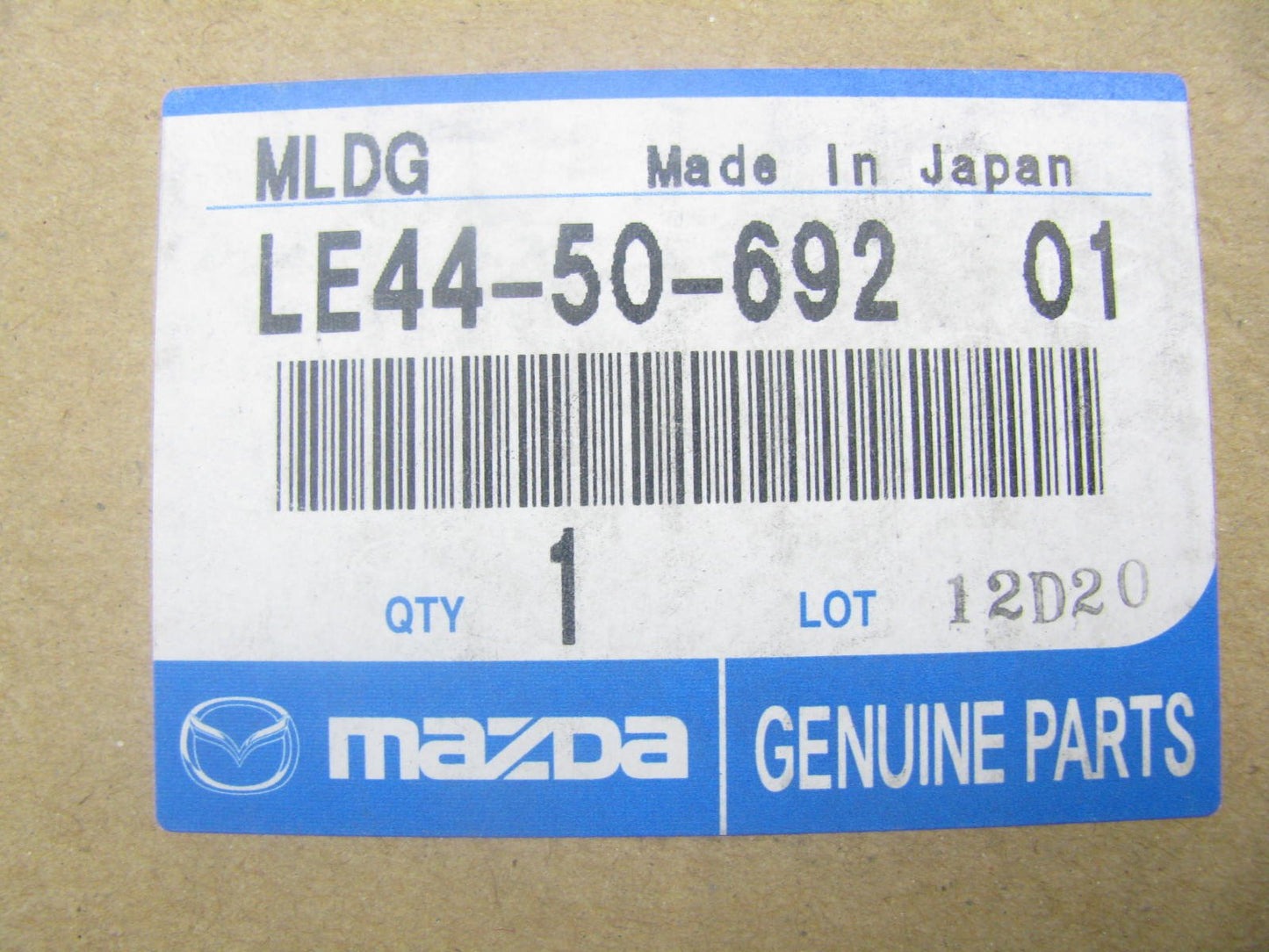 NEW - OEM Rear Left Door Waist Line Moulding Trim Titanium Gray 05-06 Mazda MPV