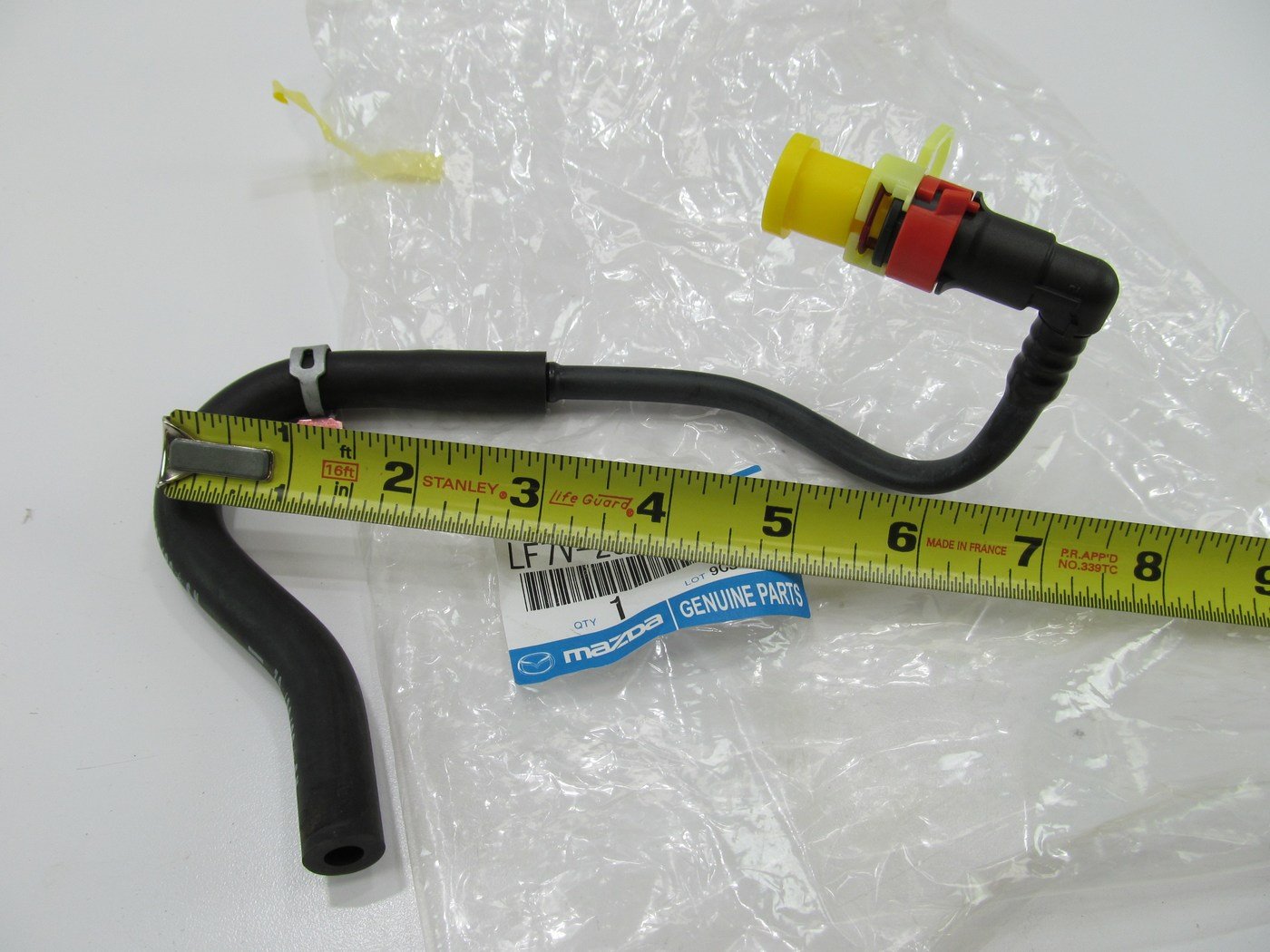 NEW - OEM Mazda LF7V20370B Fuel System Vacuum Tube Hose 2007-2009 3 W/O Turbo