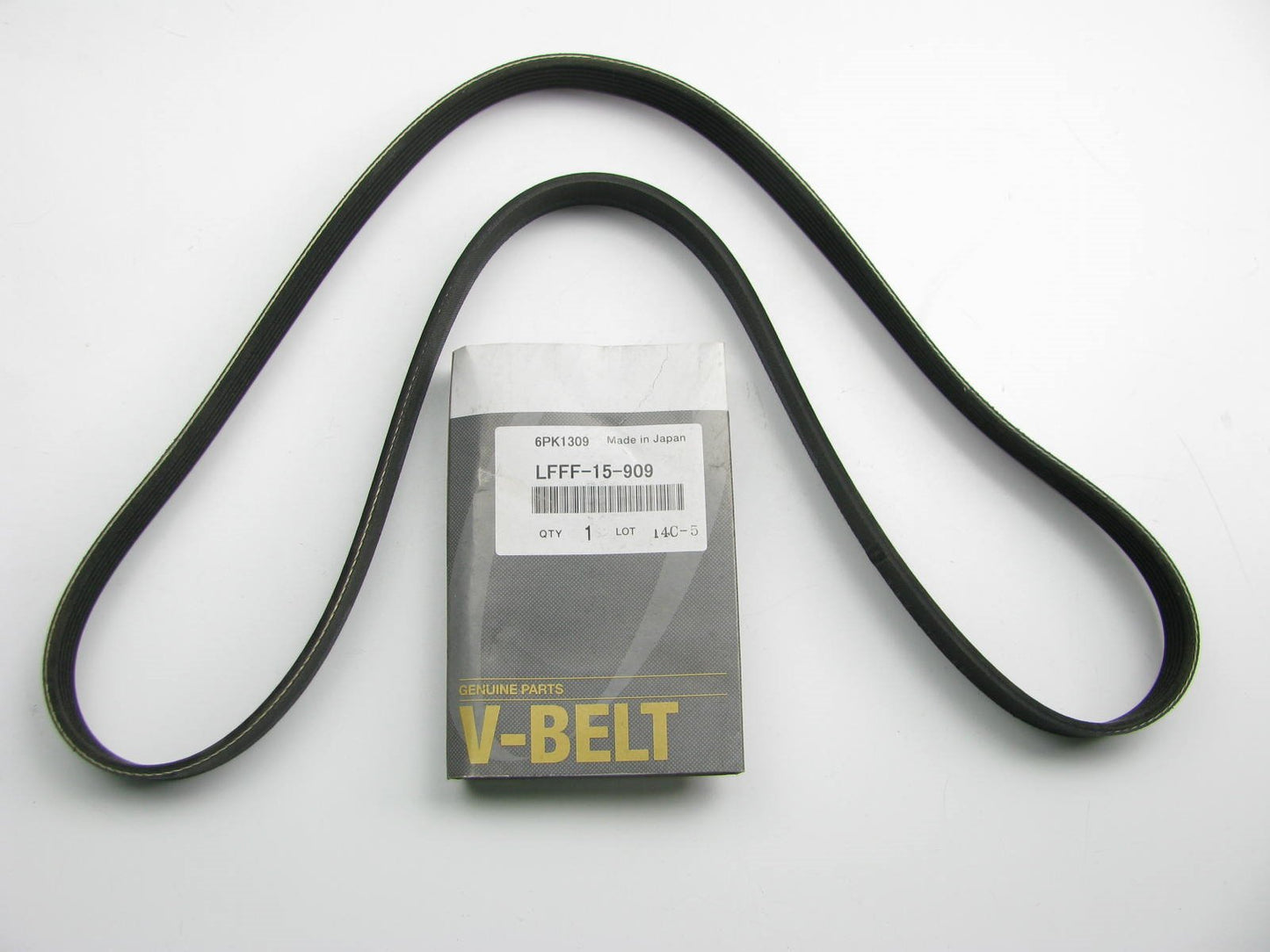 NEW OEM Serpentine Belt- LFFF15909 For 2004-2013 Mazda 3 /  09-13 Mazda 3 Sport