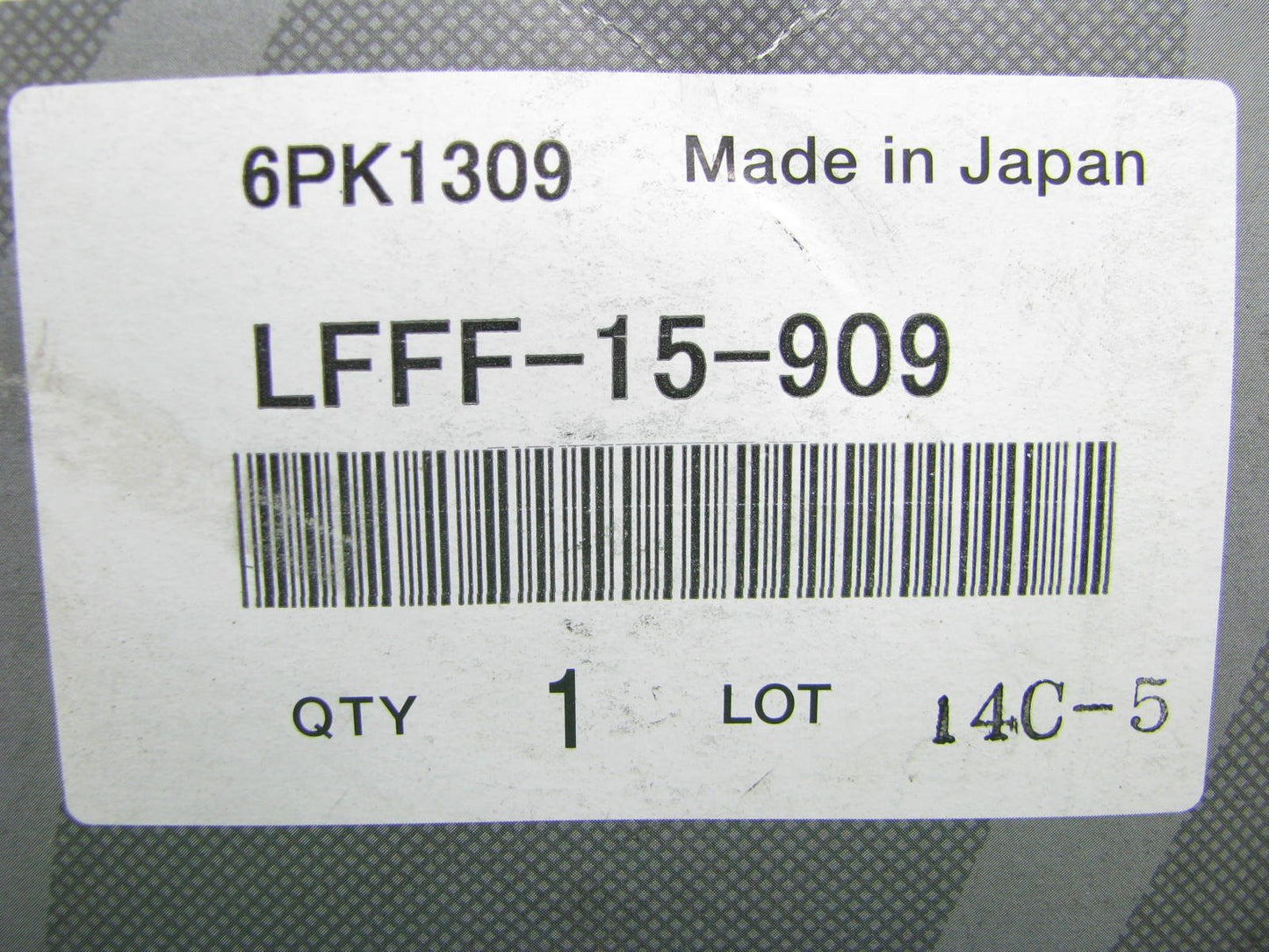 NEW OEM Serpentine Belt- LFFF15909 For 2004-2013 Mazda 3 /  09-13 Mazda 3 Sport