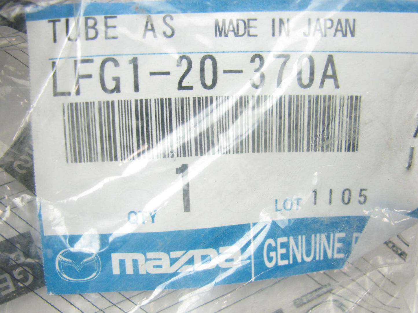 NEW GENUINE Vacuum Tube OEM 2006-2008 Mazda Miata LFG120370A
