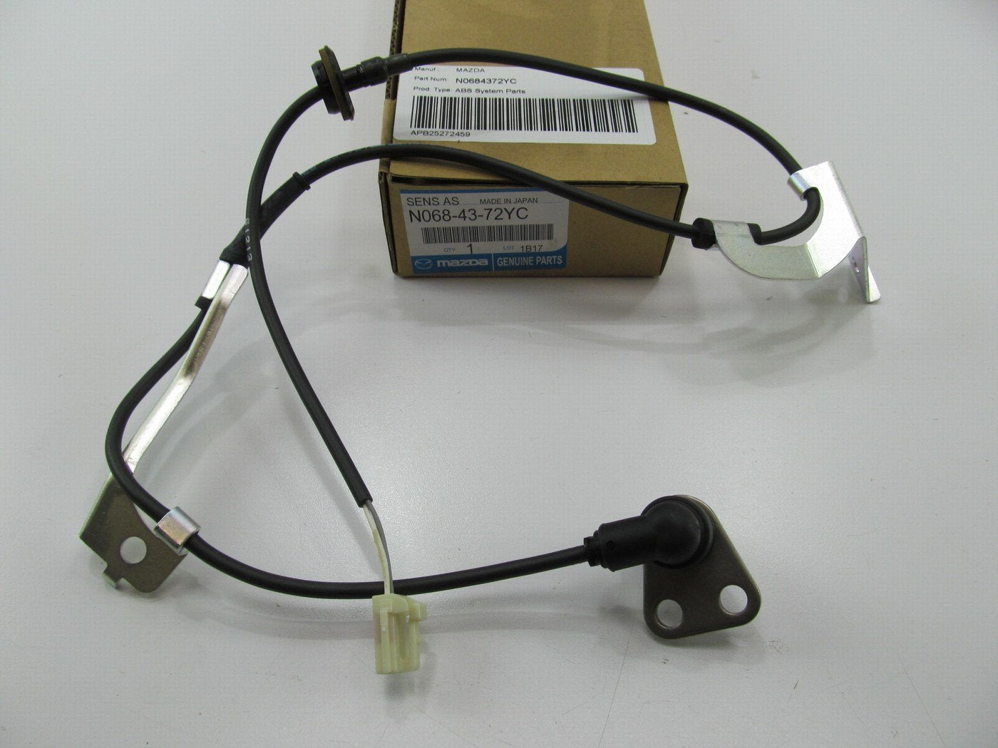 NEW LEFT REAR ABS Wheel Speed Sensor -  2004-2005 Mazda Miata MX-5 N0684372YC