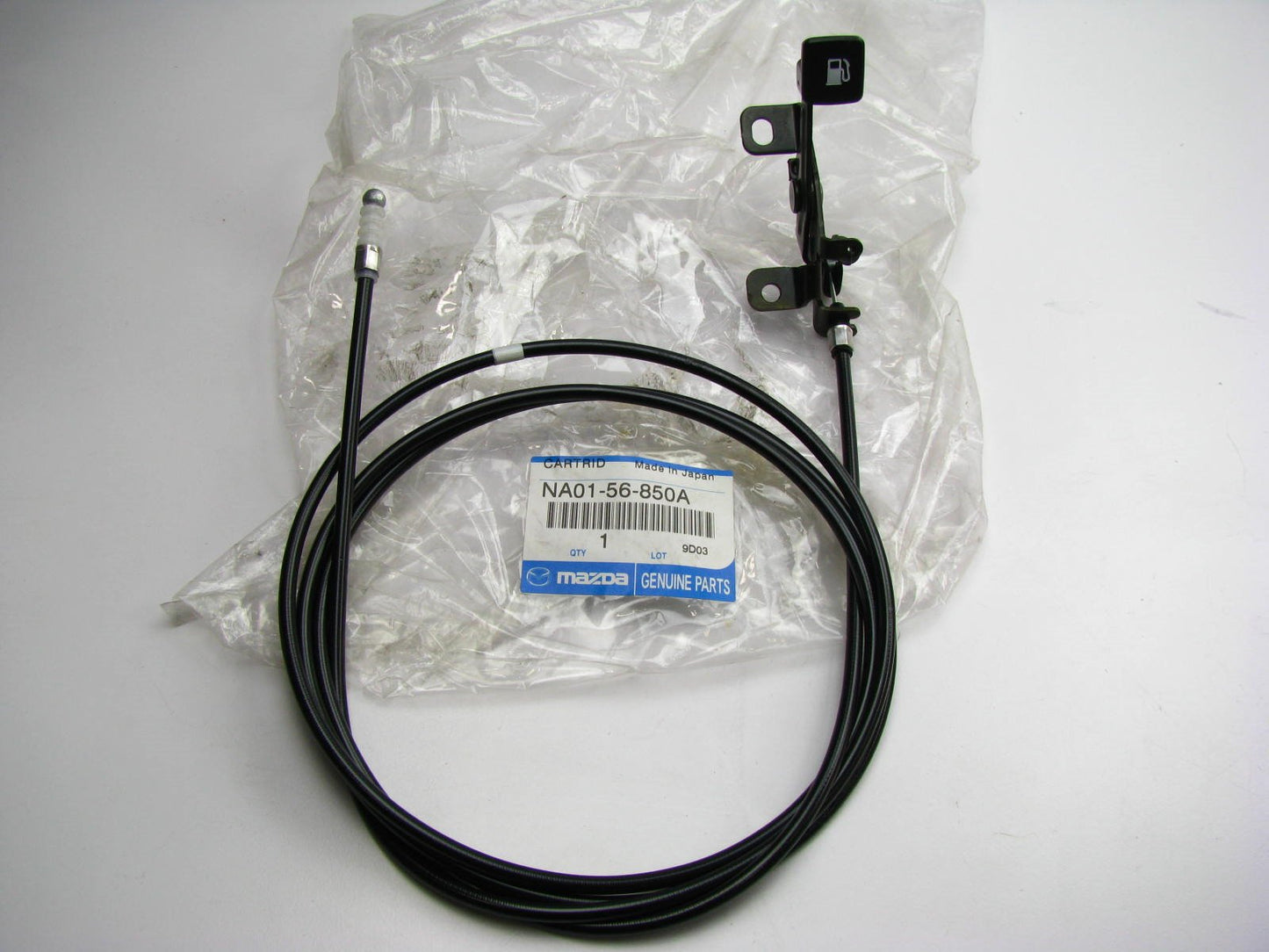 NEW Fuel Gas Filler  Cover Release Cable W/ Handle OEM For 91-94 Mazda Miata