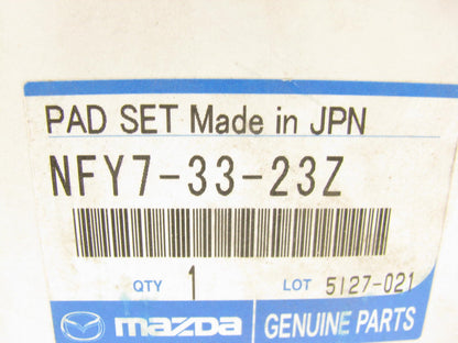 NEW GENUINE Mazda NFY7-33-23Z FRONT Brake Pads 06-08 MX-5, 06-09 MX-5 Miata