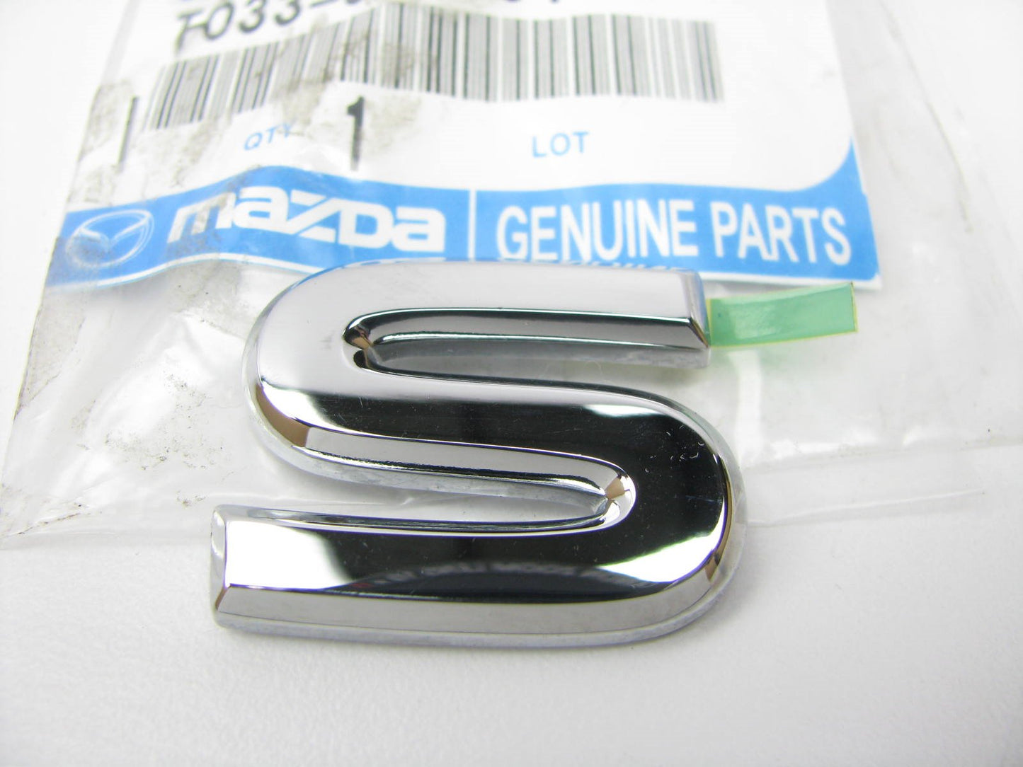 NEW - OEM T03351761 REAR S Emblem Nameplate Badge For 1999-2002 Mazda Millenia