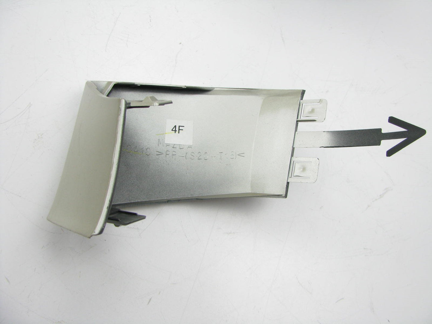 New FRONT Bumper Tow Eye Hook Cover Panel Silver OEM For 2001-02 Mazda Millenia
