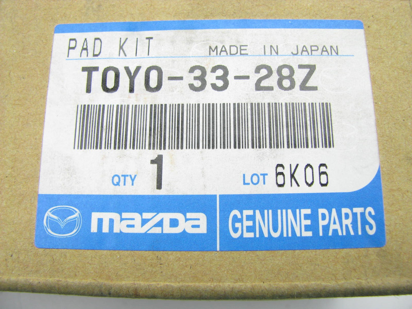 NEW GENUINE Front Disc Brake Pads OEM For 01-02 Mazda Millenia T0Y0-33-28Z