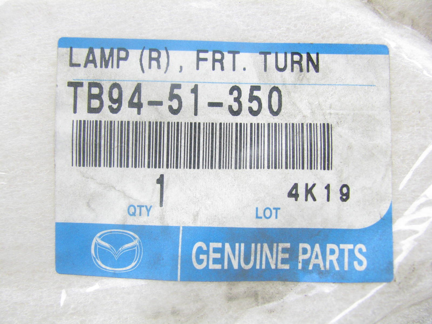 New Front Right Turn Signal Light Lamp For 1997-1998 Mazda Millenia TB9451350