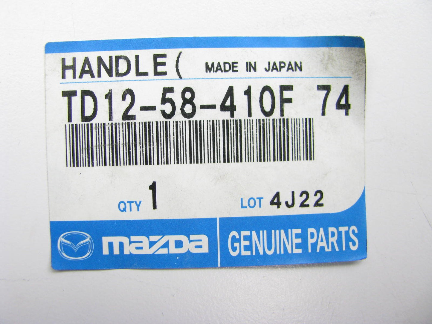 NEW - OEM TD1258410F74 Front Right Door Handle Copper Red 2008-2009 Mazda CX-9