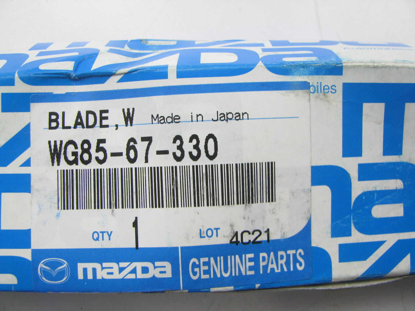 NEW - OEM Mazda WG8567330 Windshield Wiper Blade - 20''