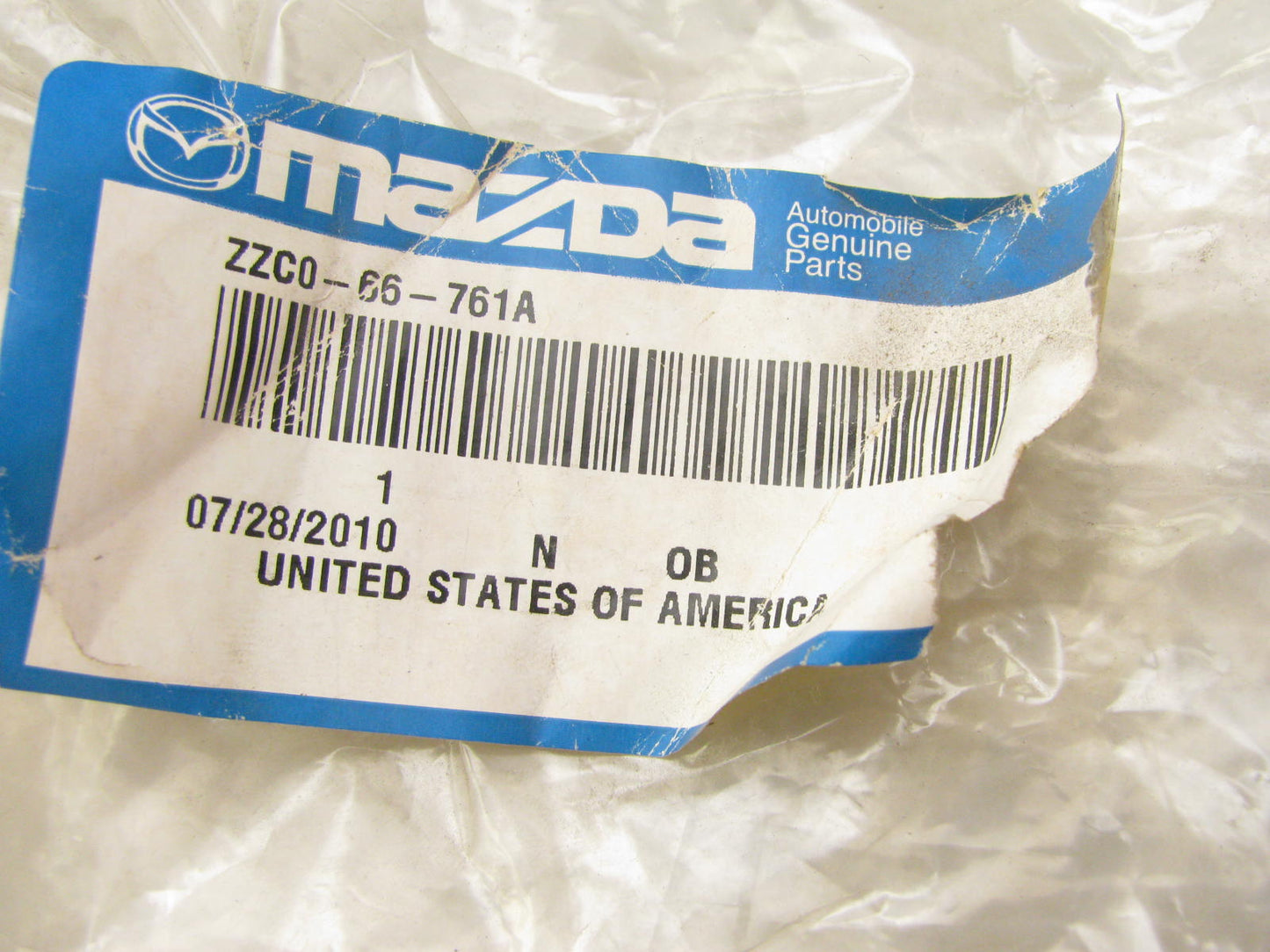 NEW - OEM Mazda ZZC0-66-761A Lower Fuse Box Cover 2008-2010 Tribute