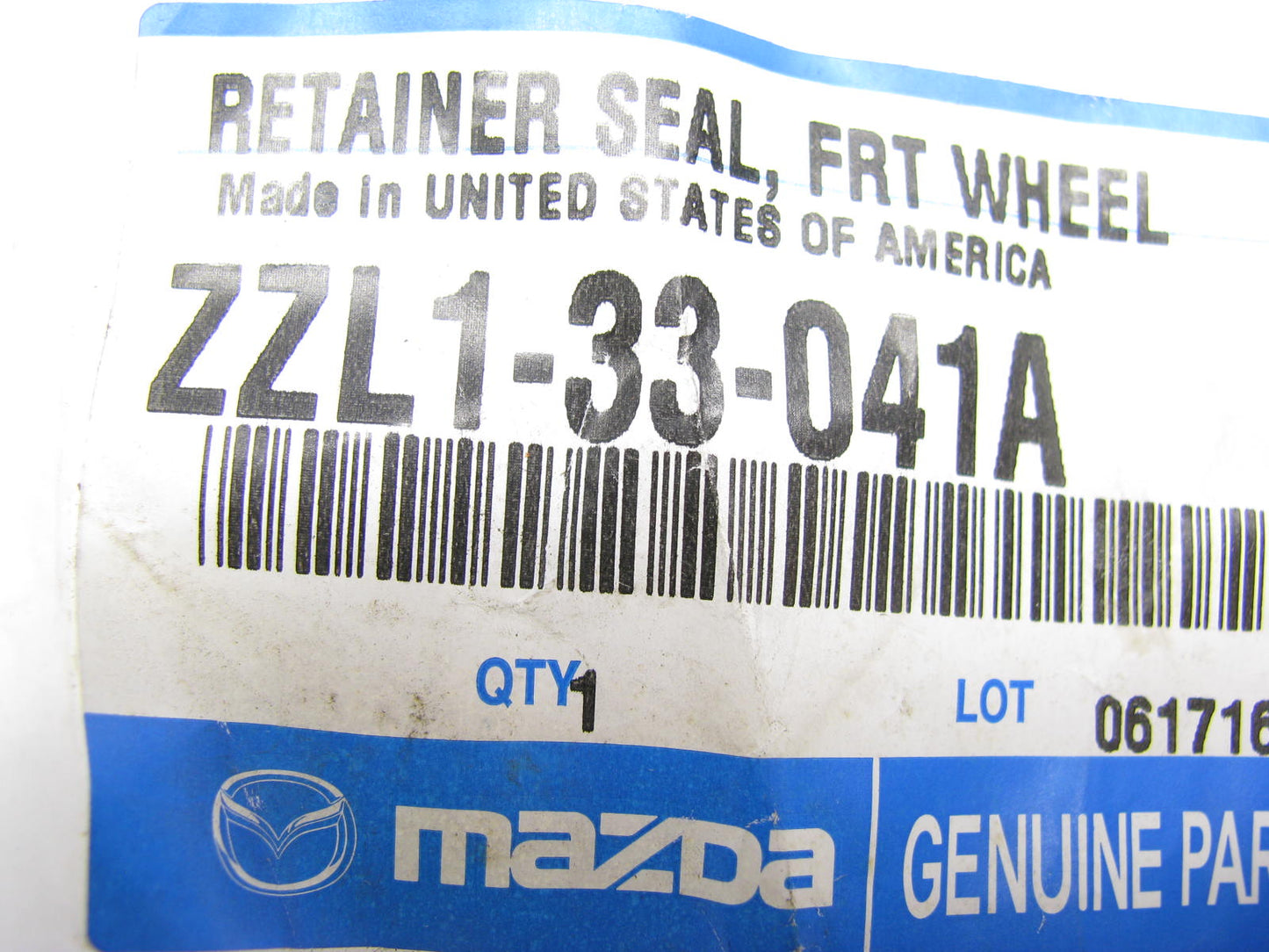 NEW OEM Mazda ZZL1-33-041A Front Wheel Seal - 1994-97 B2300/4000 2WD Only