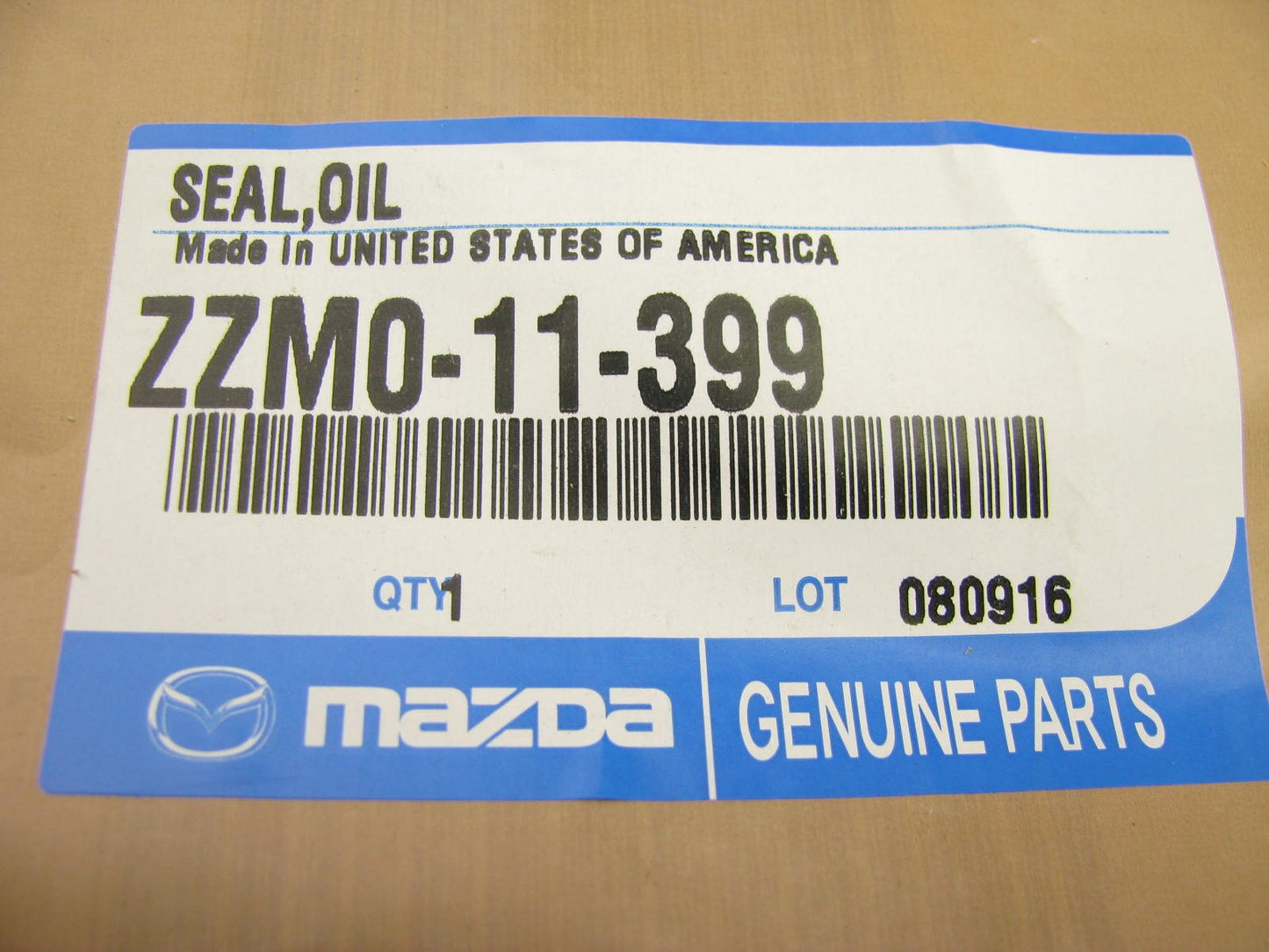 NEW GENUINE OEM Rear Main Crankshaft Oil Seal 94-10 Mazda 2.3L 2.5L L4, 3.0L V6