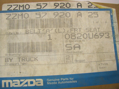 NEW OEM Mazda ZZM0-57-920A-25 Seat Belt - 94-97 B-Series Front Left BENCH SEAT
