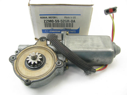 NEW GENUINE LEFT Drivers Side Power Window Motor OEM Mazda ZZM0-59-526R-0A
