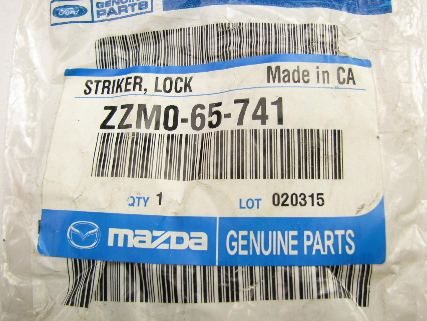 NEW - OEM Mazda ZZM0-65-741 Tailgate Striker Plate