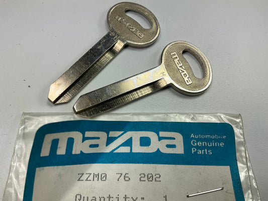 (2) NEW GENUINE UNCUT Factory OEM Mazda Key Blank 94-97 B2300 B3000 B4000 Truck