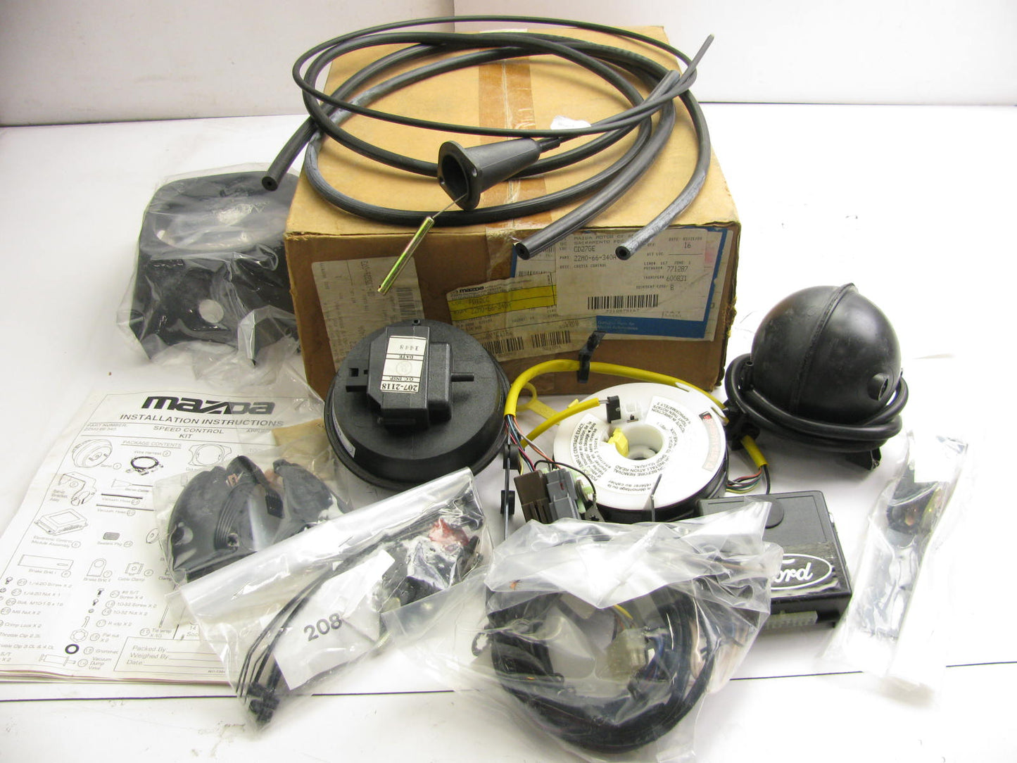 NOS OEM Cruise Control Kit 1995-1997 Mazda B4000 B-Series Truck ZZM0-66-340A