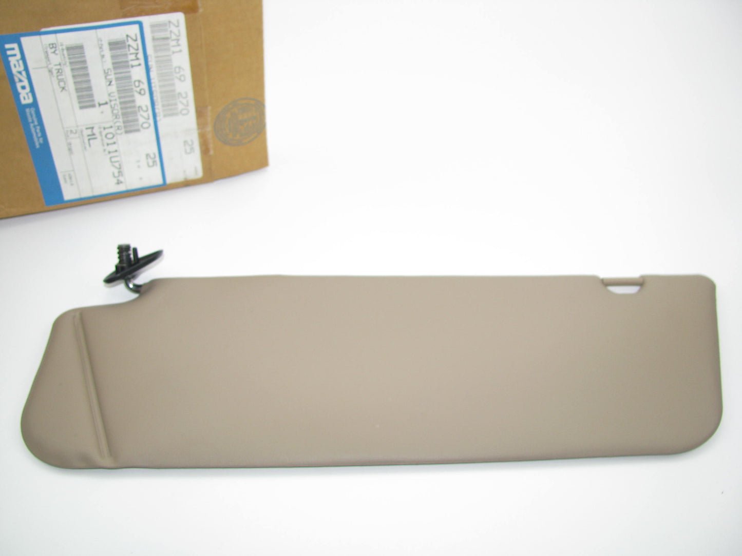 NEW GENUINE OEM Mazda Right Sun Visor 94-97 B2300 B3000 B4000 Truck - TAN COLOR