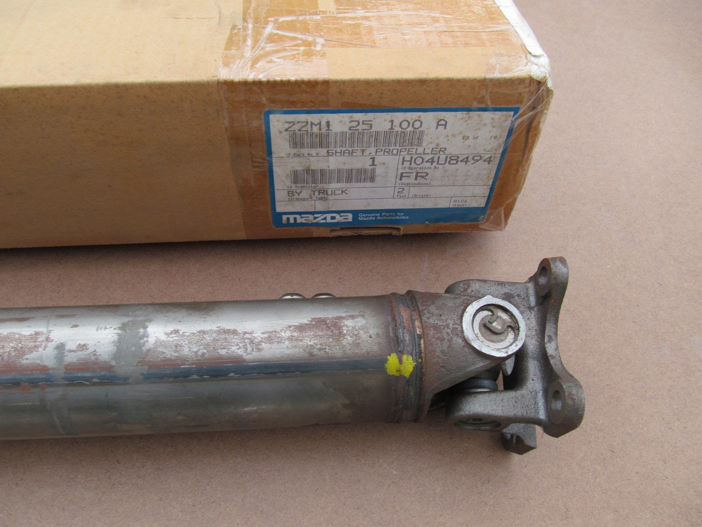 NOS Rear Driveshaft 1991-1994 Mazda Navajo Explorer Sport 2WD WITH MANUAL TRANS.