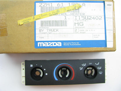 NEW - OEM ZZM161190A Heater Dash Control Panel W/O A/C For 95-97 Mazda B-Series