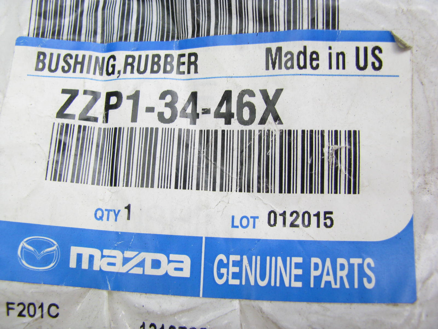 NEW - OEM Mazda ZZP1-34-46X Front Right Lower Suspension Control Arm Bushing