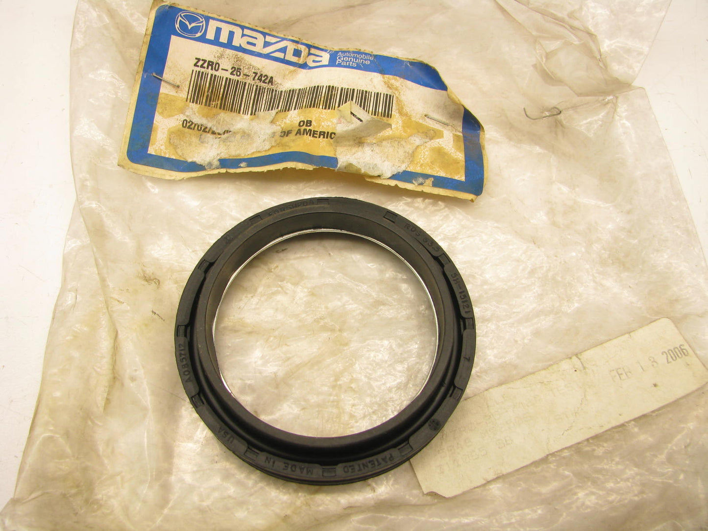 NEW OEM Mazda ZZR0-25-742A Axle Shaft Oil Dust Shield Slinger 1999-2001 B-Series