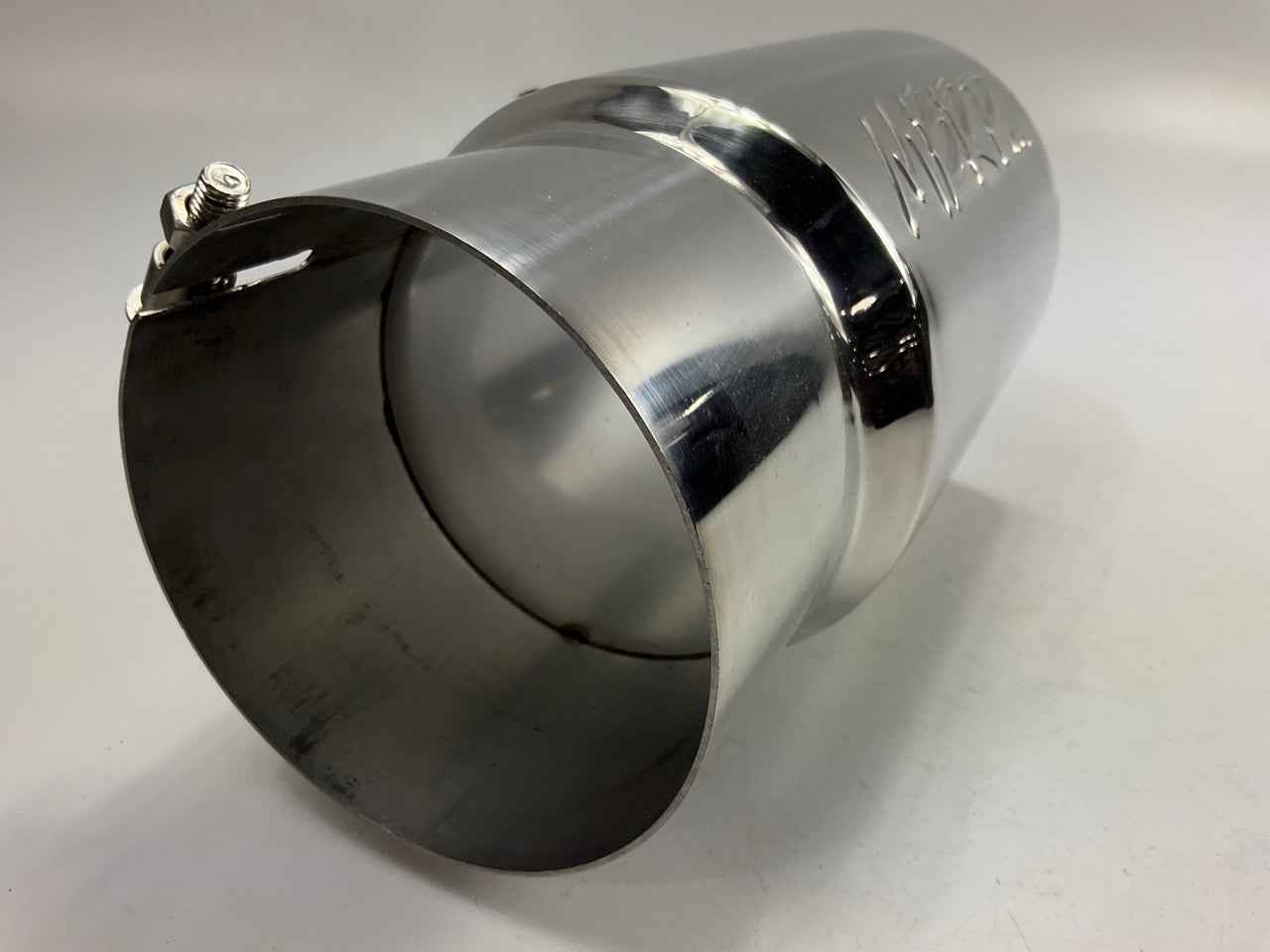 MBRP T5074 6'' OD Outlet Dual Wall Angled Exhaust Tip - 12'' Long, 5'' Inlet