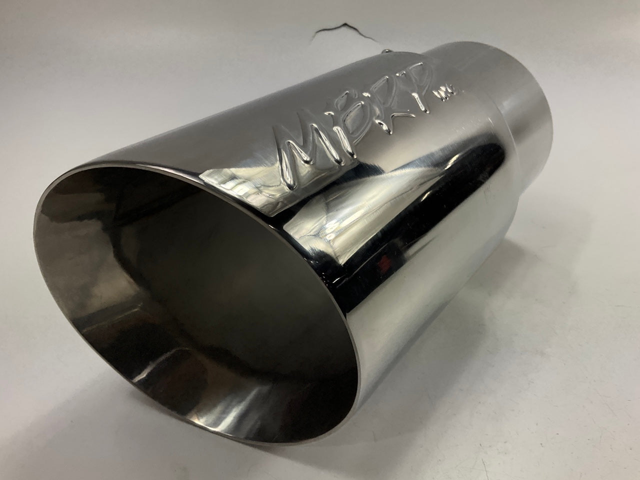 MBRP T5074 6'' OD Outlet Dual Wall Angled Exhaust Tip - 12'' Long, 5'' Inlet