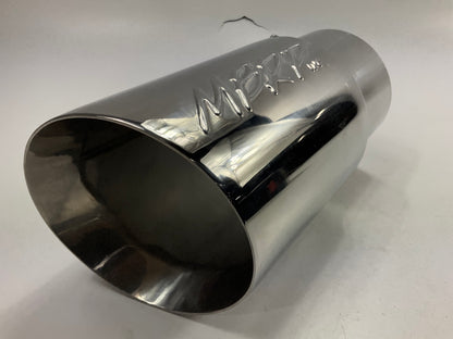 MBRP T5074 6'' OD Outlet Dual Wall Angled Exhaust Tip - 12'' Long, 5'' Inlet